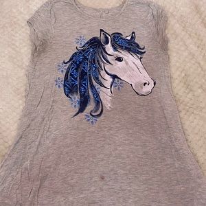 unicorn girls tee